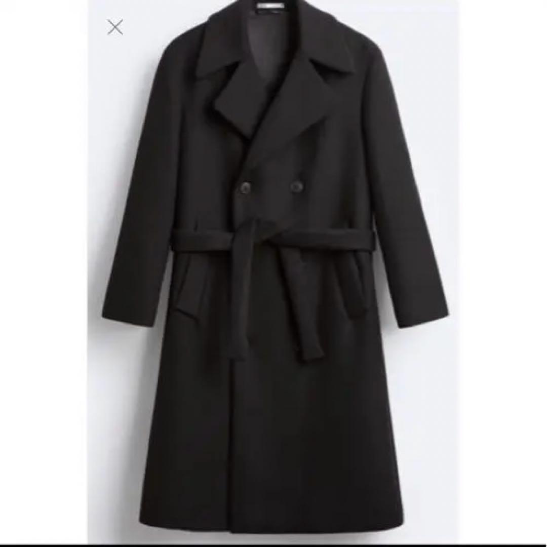 ZARA ダブルブレスト ロング コート