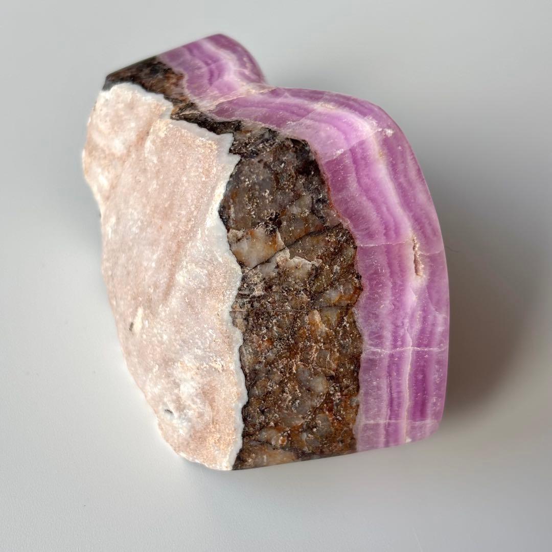 最高品質　ピンクアラゴナイト　フリーフォーム　天然石　希少石