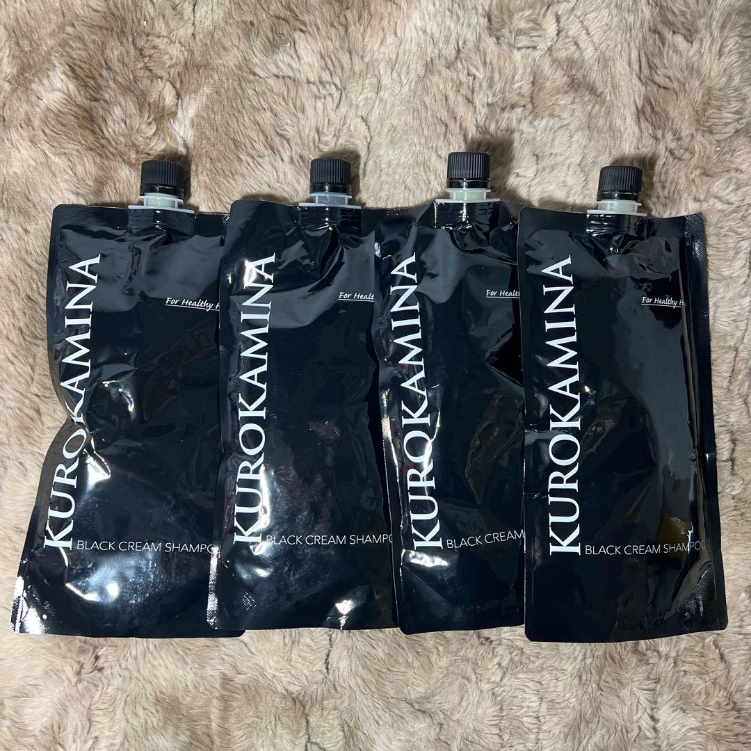 KUROKAMINA BLACK CREAM SHAMPOO 300g*4袋