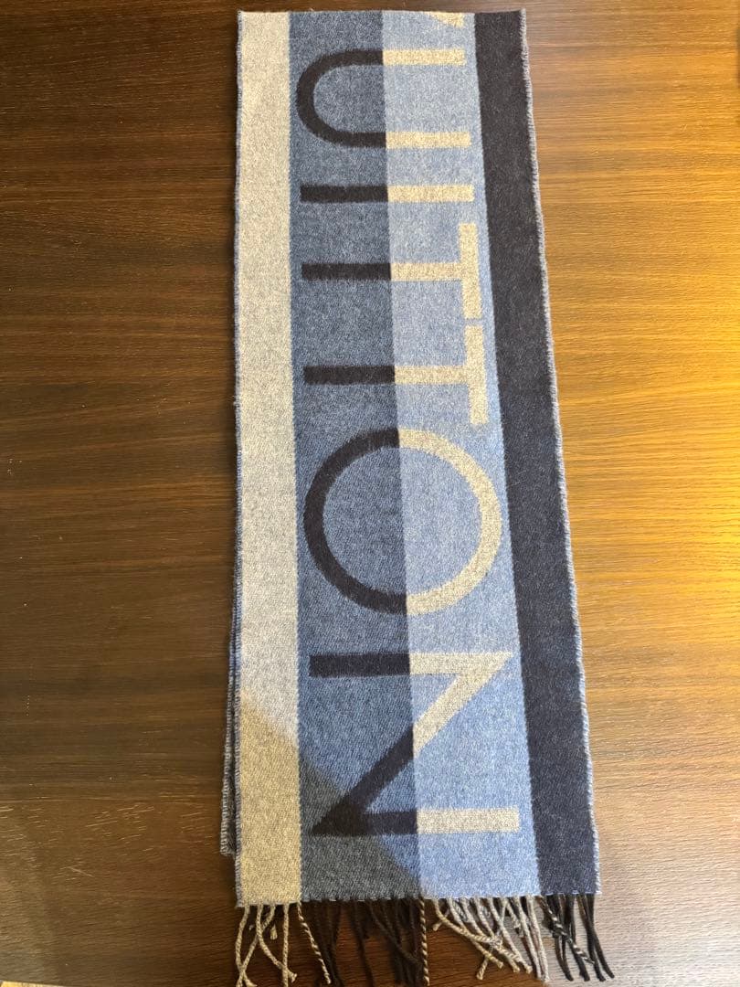 [美品]LOUIS VUITTON ストライプマフラー