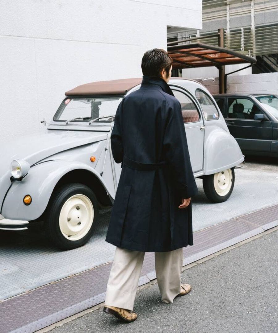 L'ECHOPPE LE ウール バルカラー コート レショップ エルイー