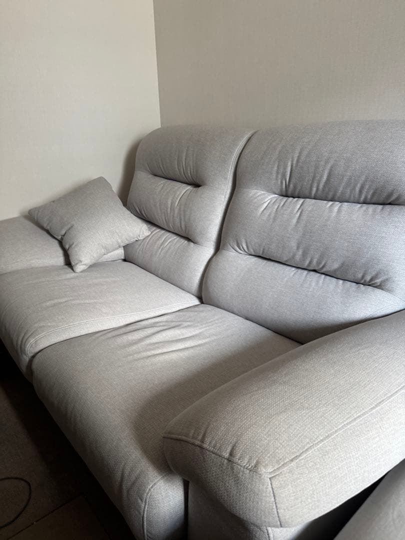 ニトリ ソファ Nシールド かため ライトグレー