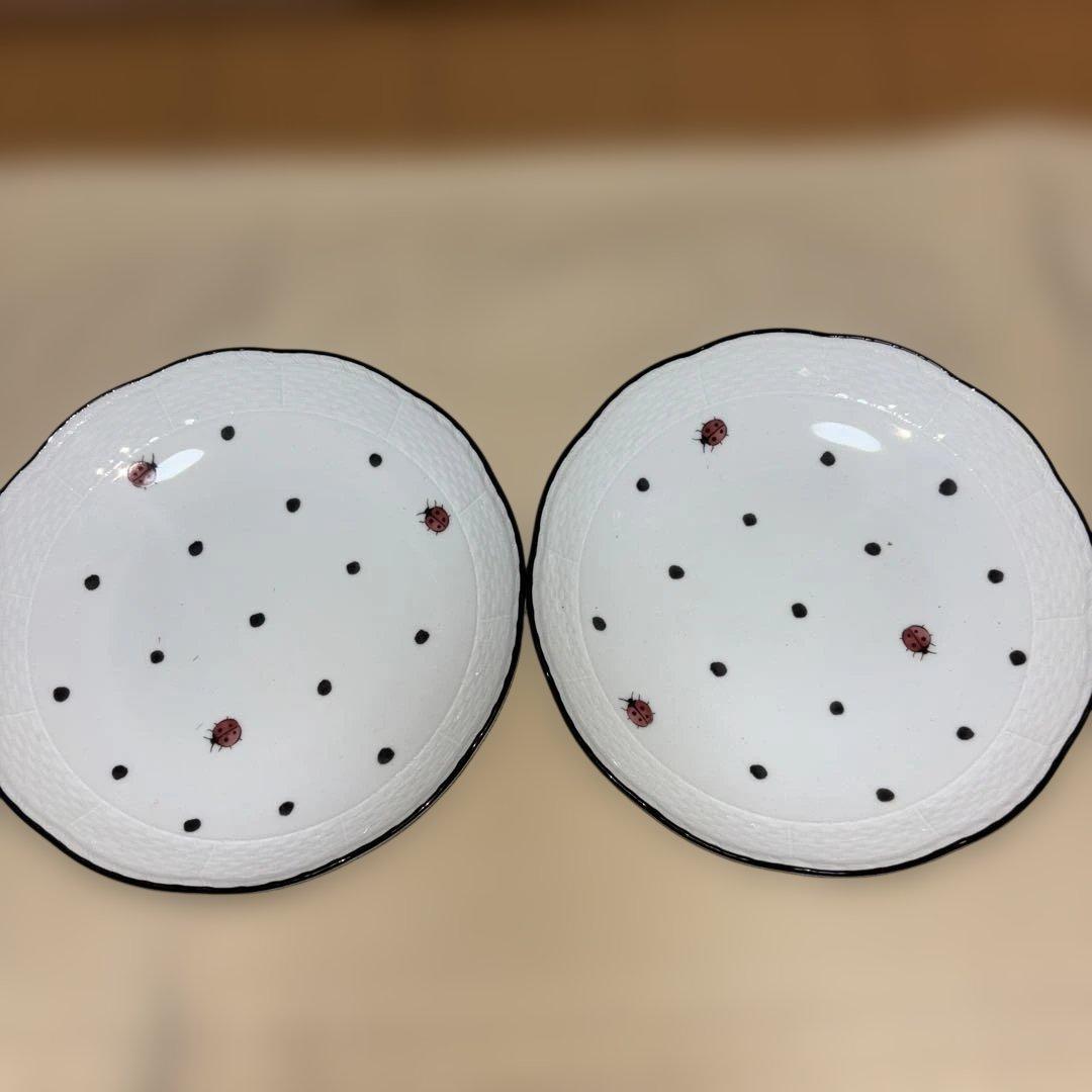 Richard Ginori イタリアンポア　ストロベリー　てんとう虫食器セット