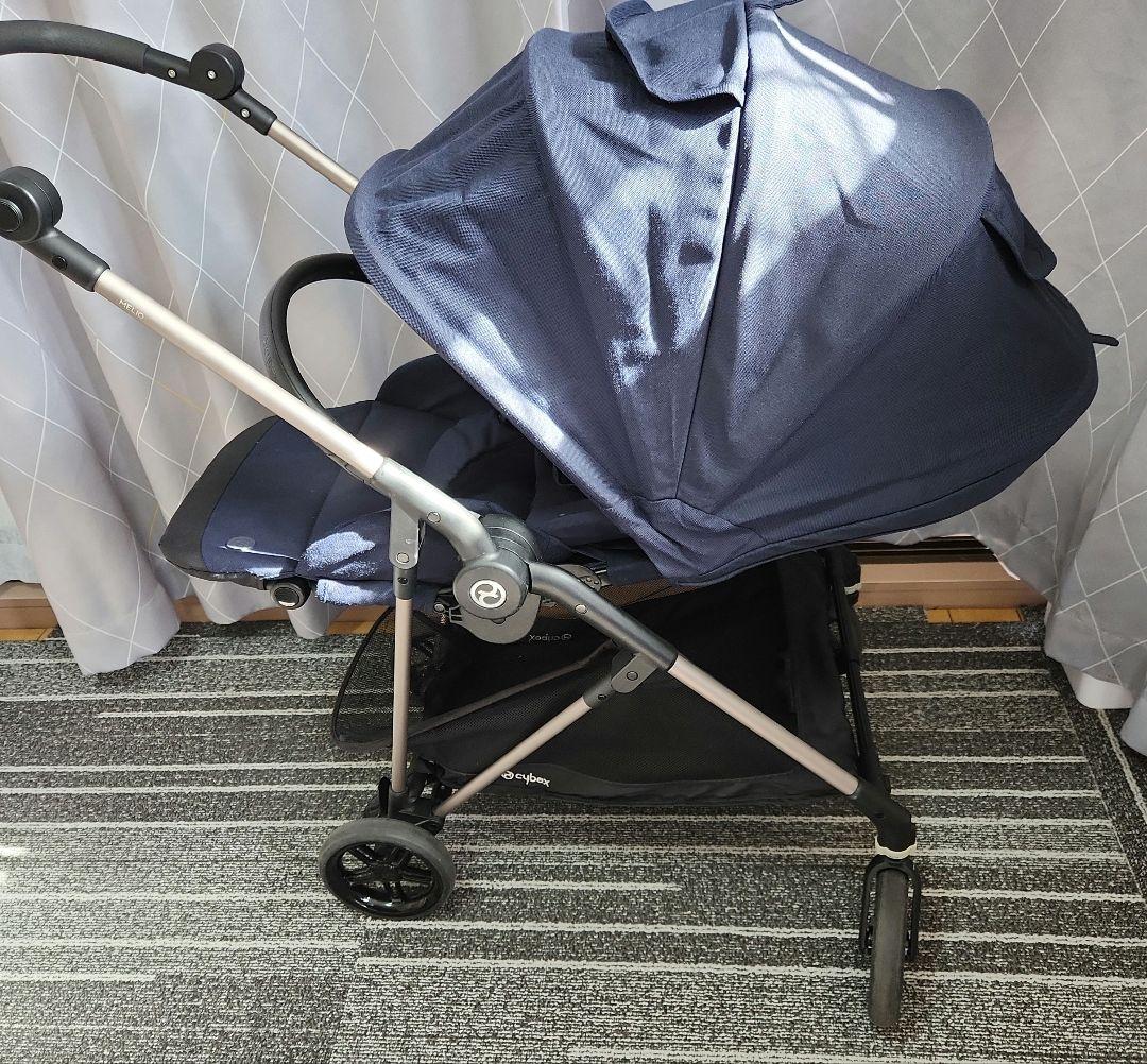 【美品】CYBEX サイベックス Melio メリオ ベビーカー ネイビーブルー