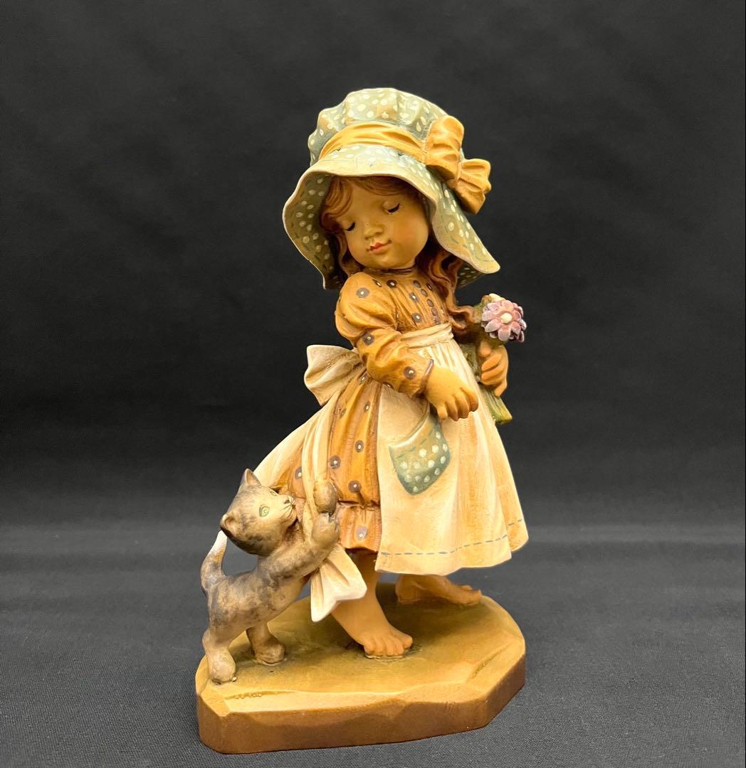 【限定品】ANRI アンリ人形 Sarah Kay「女の子にと子猫」サラ・ケイ