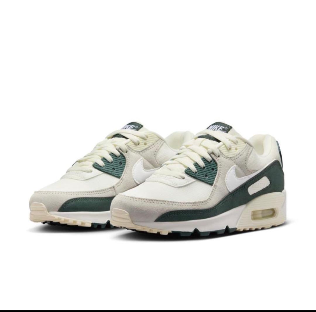 新品Nike Air Max 90 ホワイト/グリーン