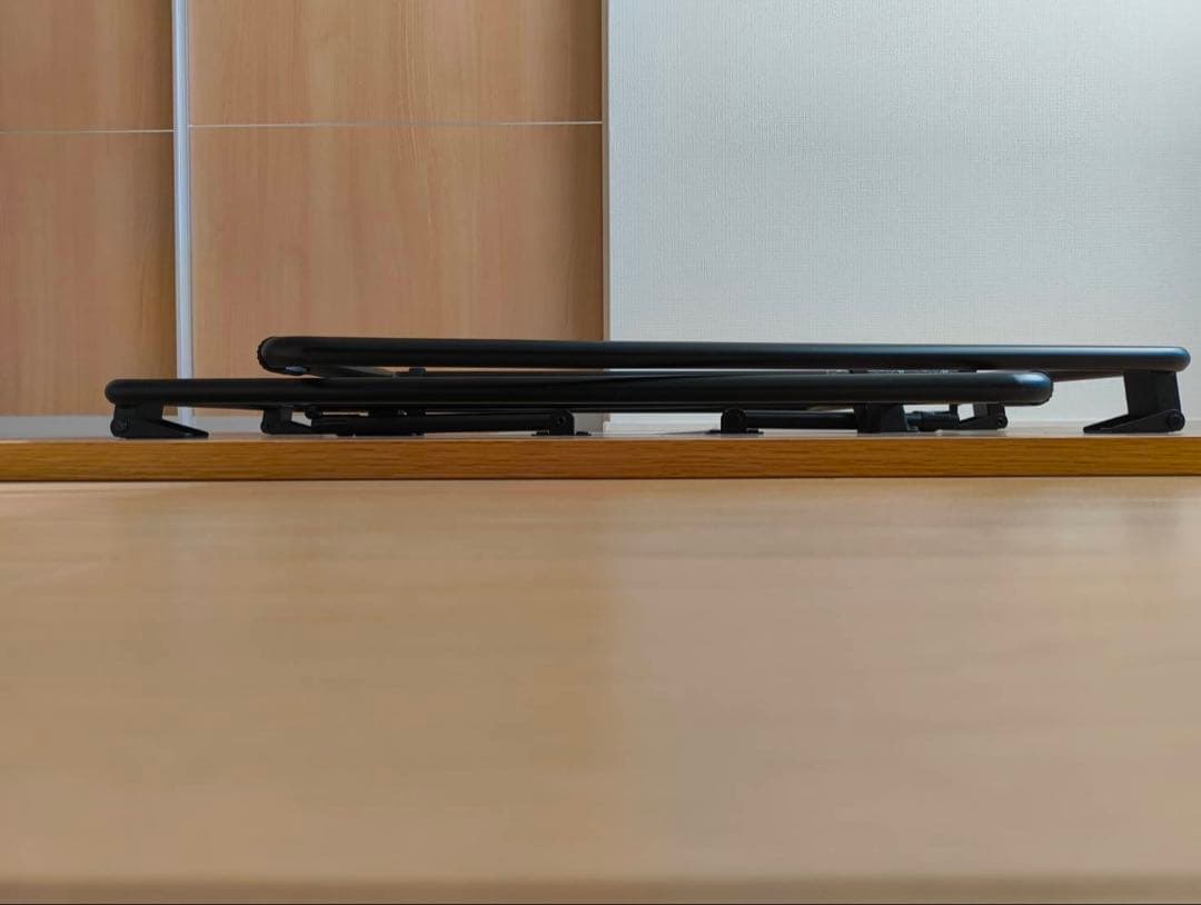 ★セール中　＜美品＞無印良品　木製折りたたみテーブル　オーク材突板　幅１２０ｃｍ