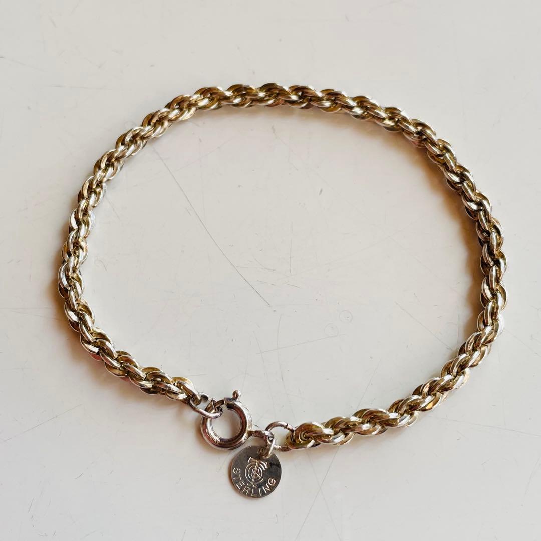 Tiffany ティファニー スクリューツイスト ブレスレット ロープチェーン