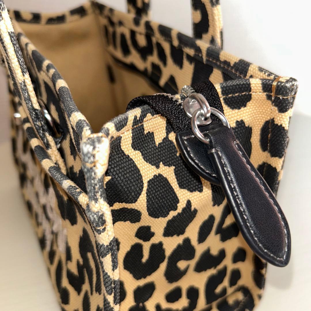 Coach ヒョウ柄 トートバッグ