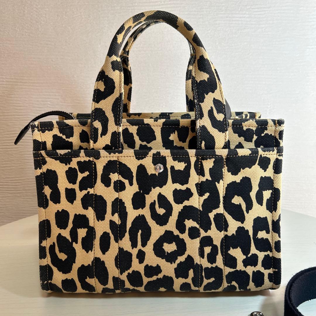 Coach ヒョウ柄 トートバッグ