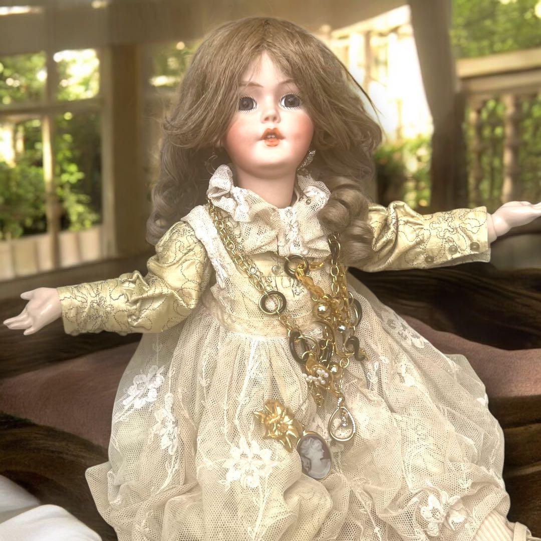 専用です ビスクドール シモン ハルビック リプロ 作家様 オリーブ グリーン