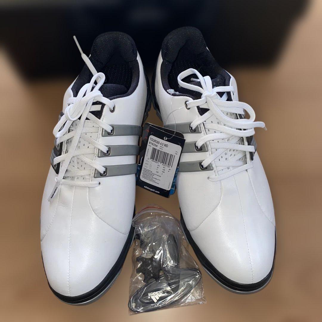 adidas TOUR360 4.0 WD ゴルフシューズ 6.5 UKWIDE