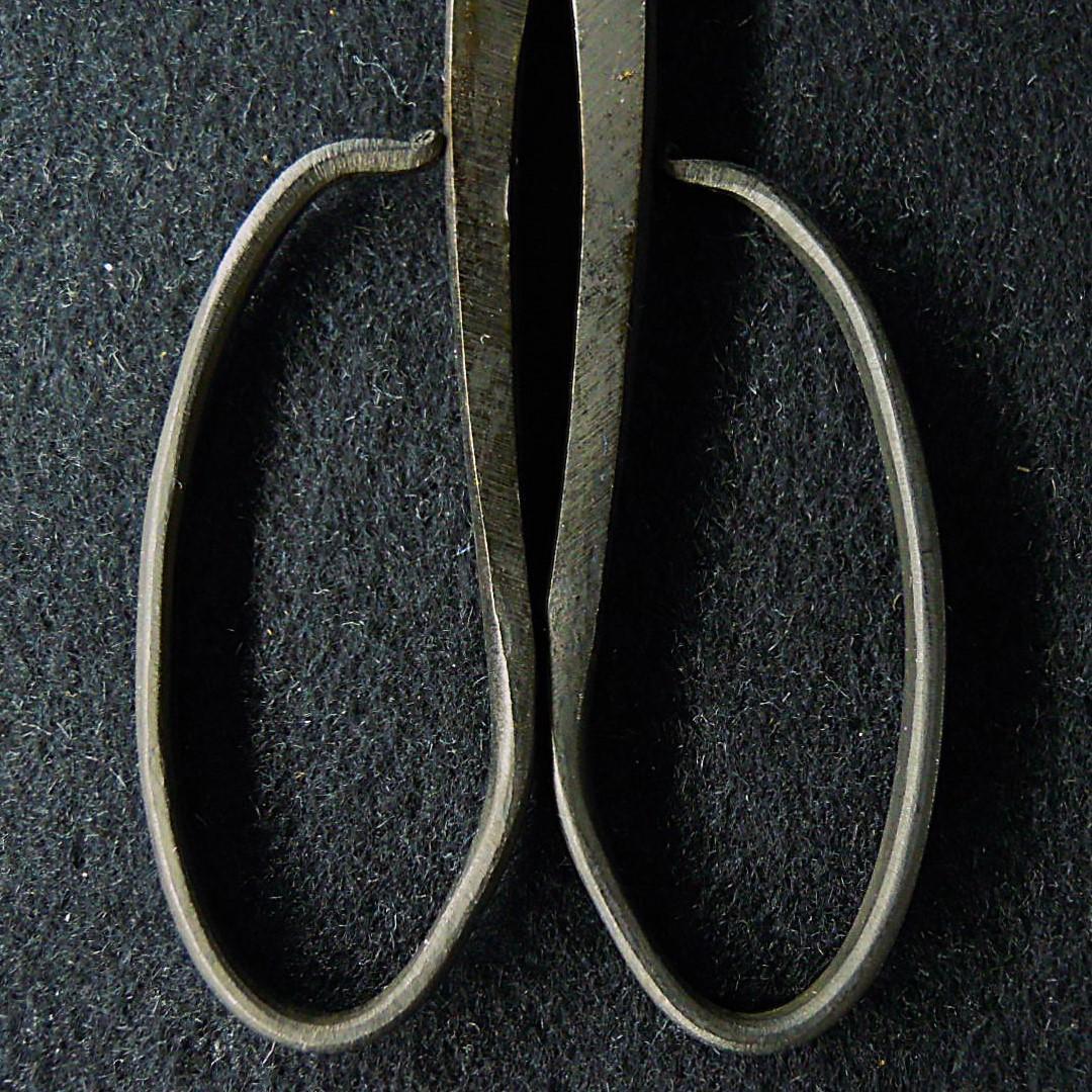 茶*爺様 安重 総火造 さつき鋏 稀少な曲刃 無銘 未使用 149mm 新店舗移