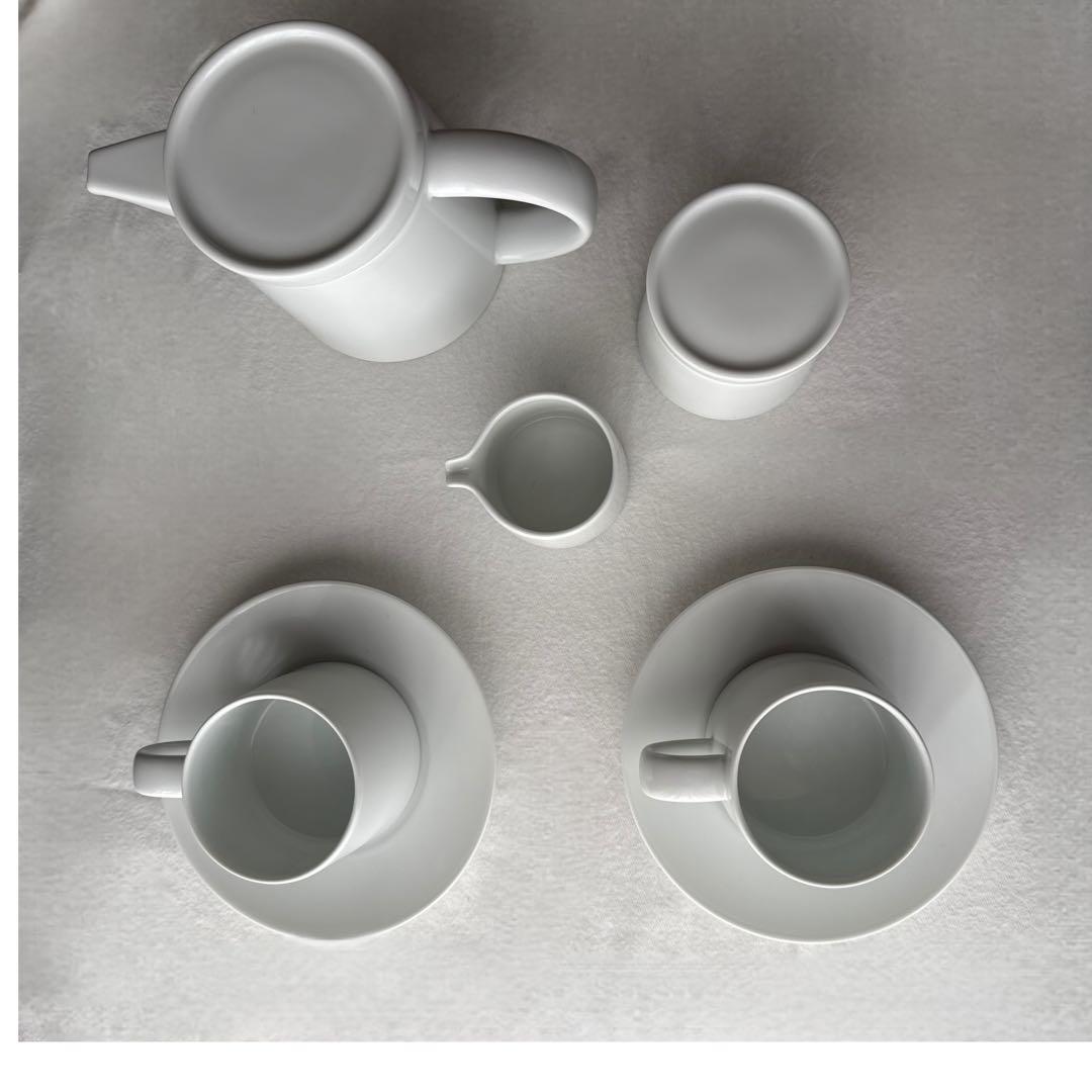 白山陶器 M型シリーズ 白マットのセット