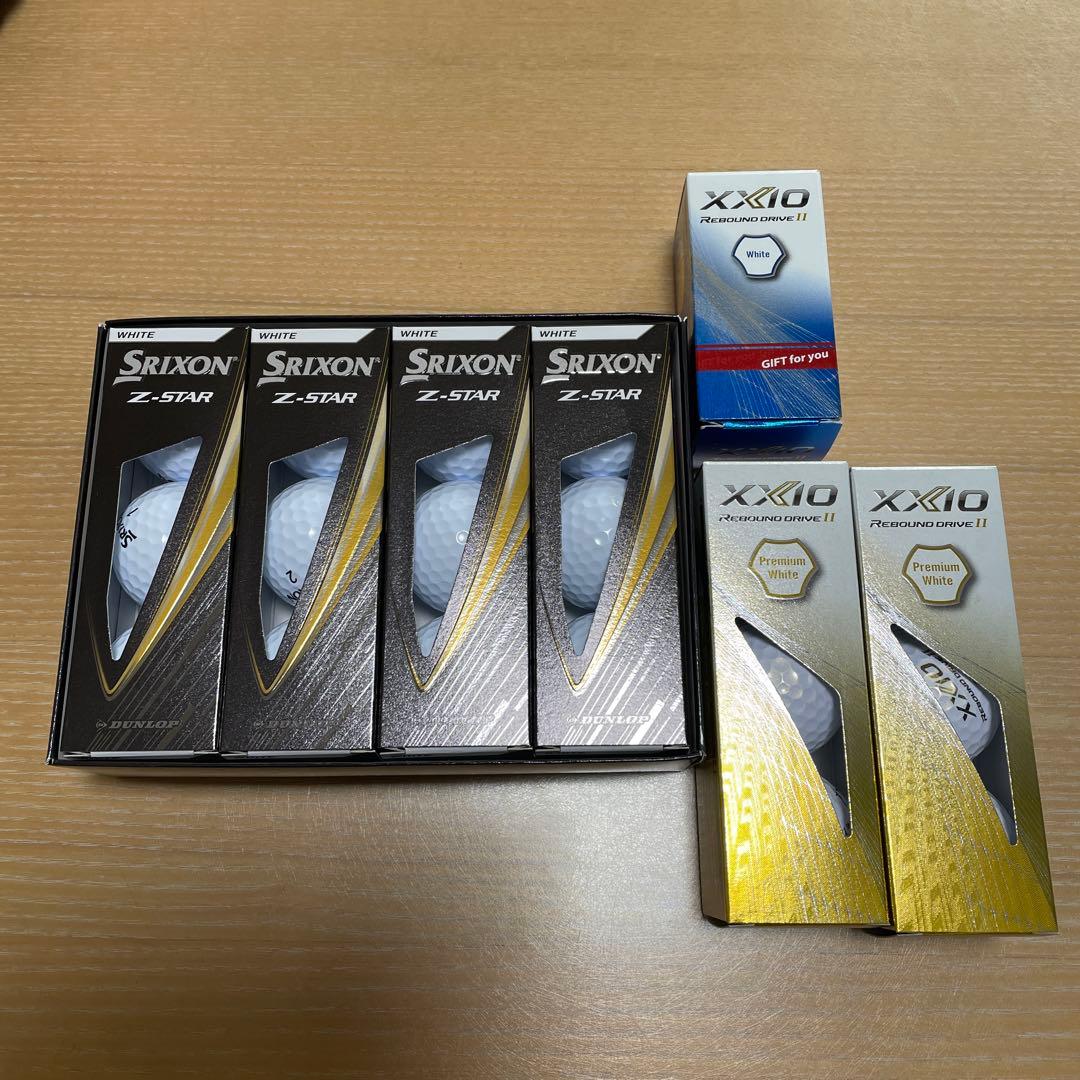 スリクソン、ゼクシオ　ゴルフボール