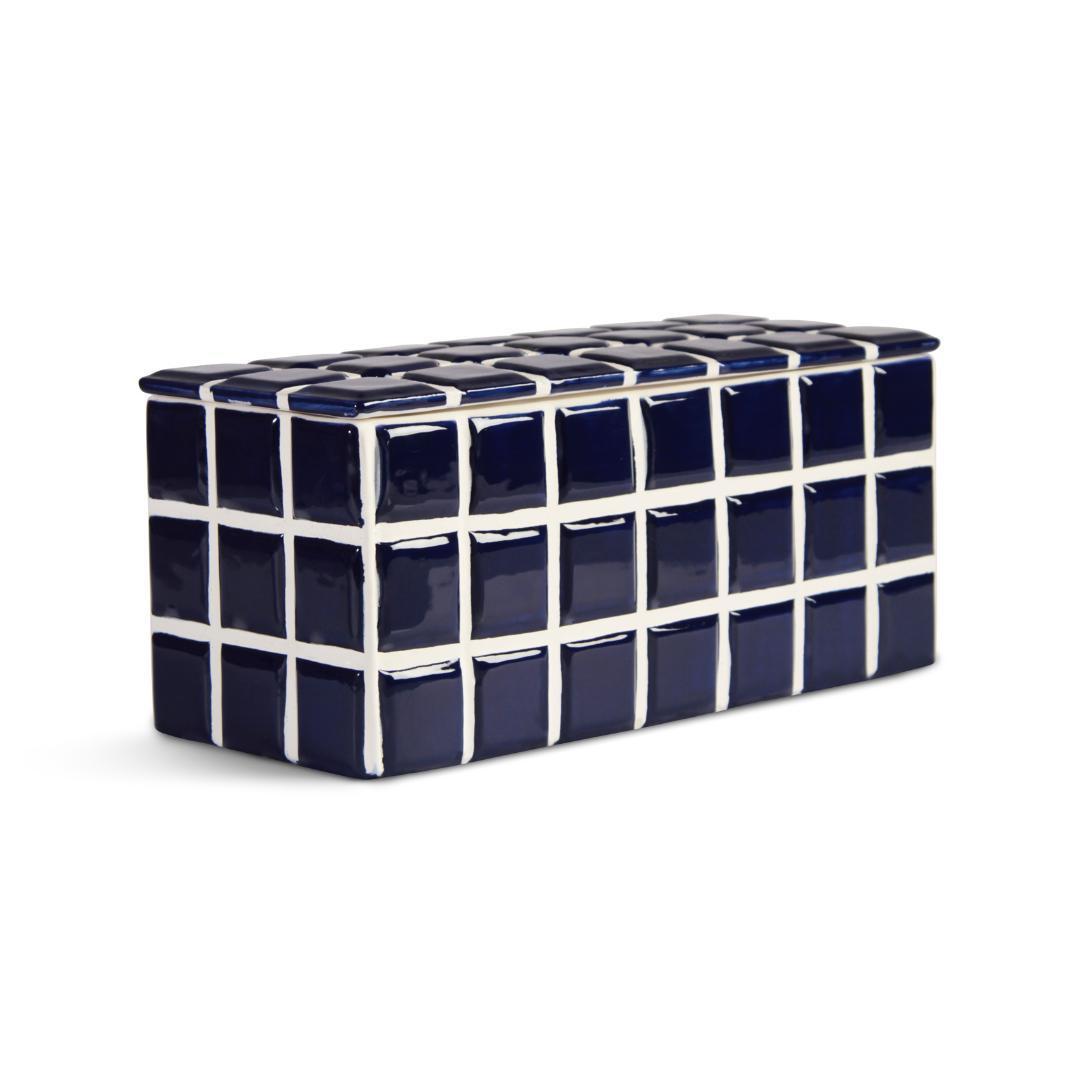 &Klevering タイルフラワーベース　ブルー★★★★★