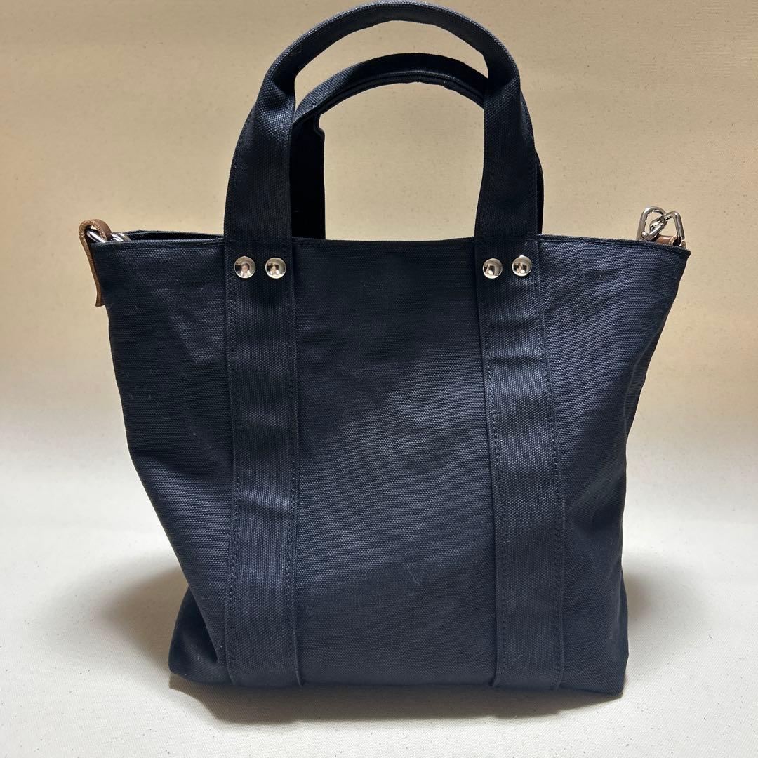 倉敷帆布黒 キャンバス トートバッグ