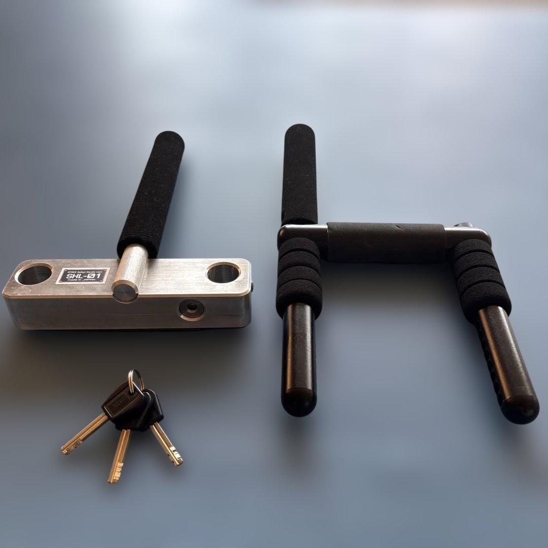 盗難防止 ハンドルロック キタコSHL-01 日本製 軽量 2.5kg