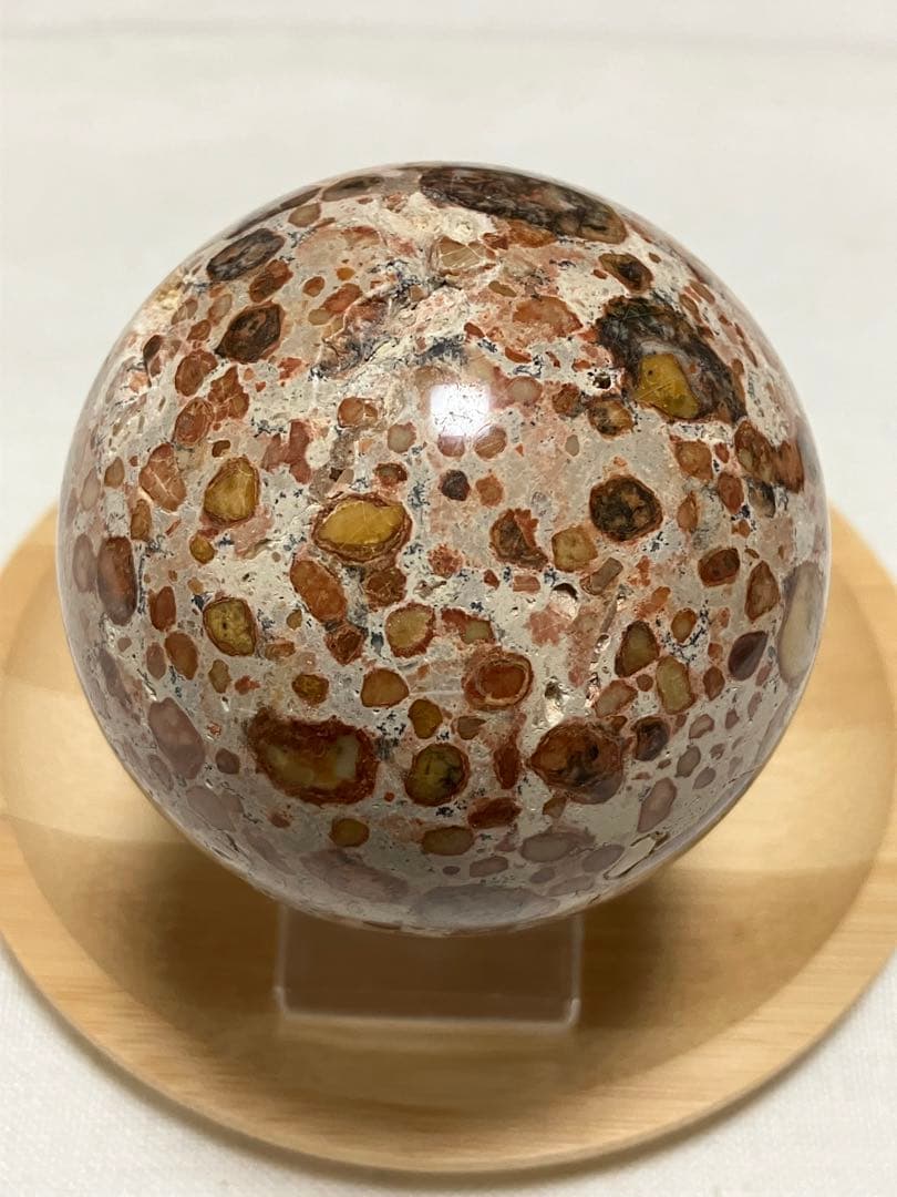 運気向上　大玉　龍宮舎利石スフィア　68.0mm