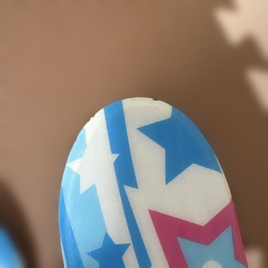 120cm スキーセット 青色星模様