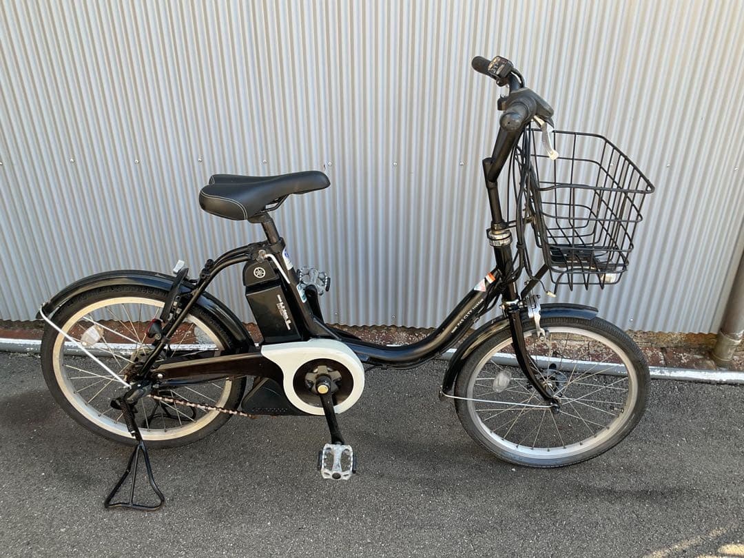 ヤマハ新機種電動アシスト自転車pas city20インチブラックアルミボディー