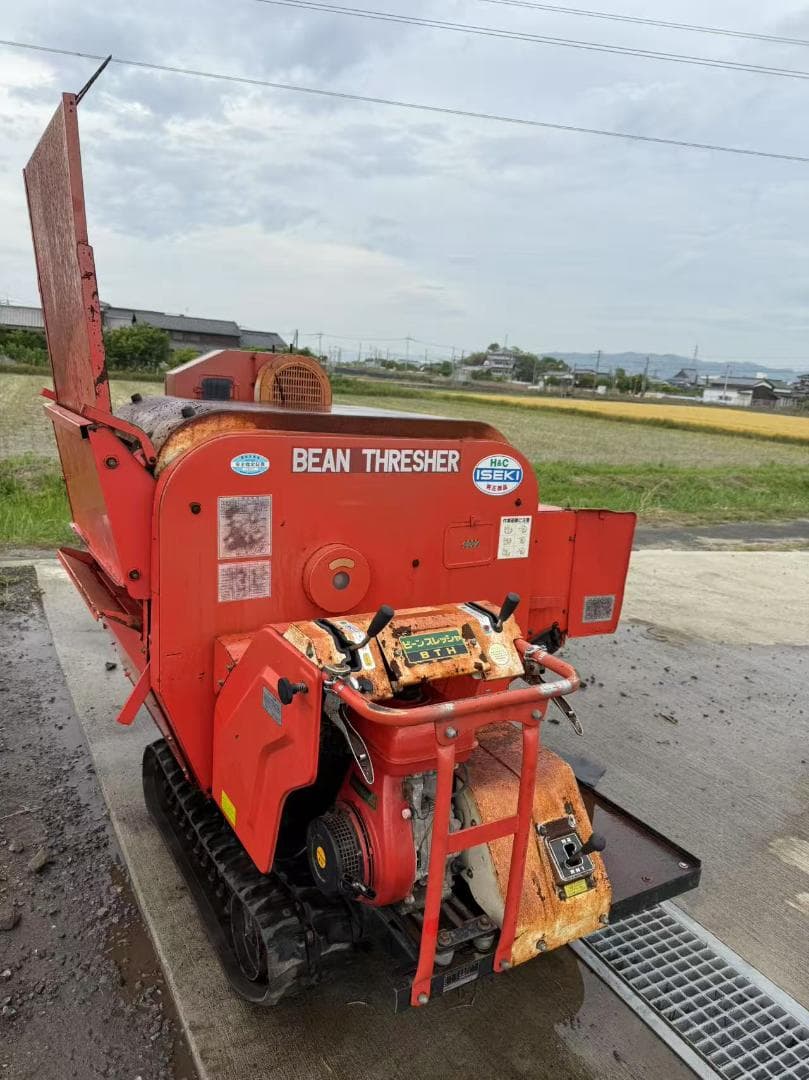【福岡県みやま市】動画あり 豆用脱粒機 BTH ビーンスレッシャ 大豆脱穀機