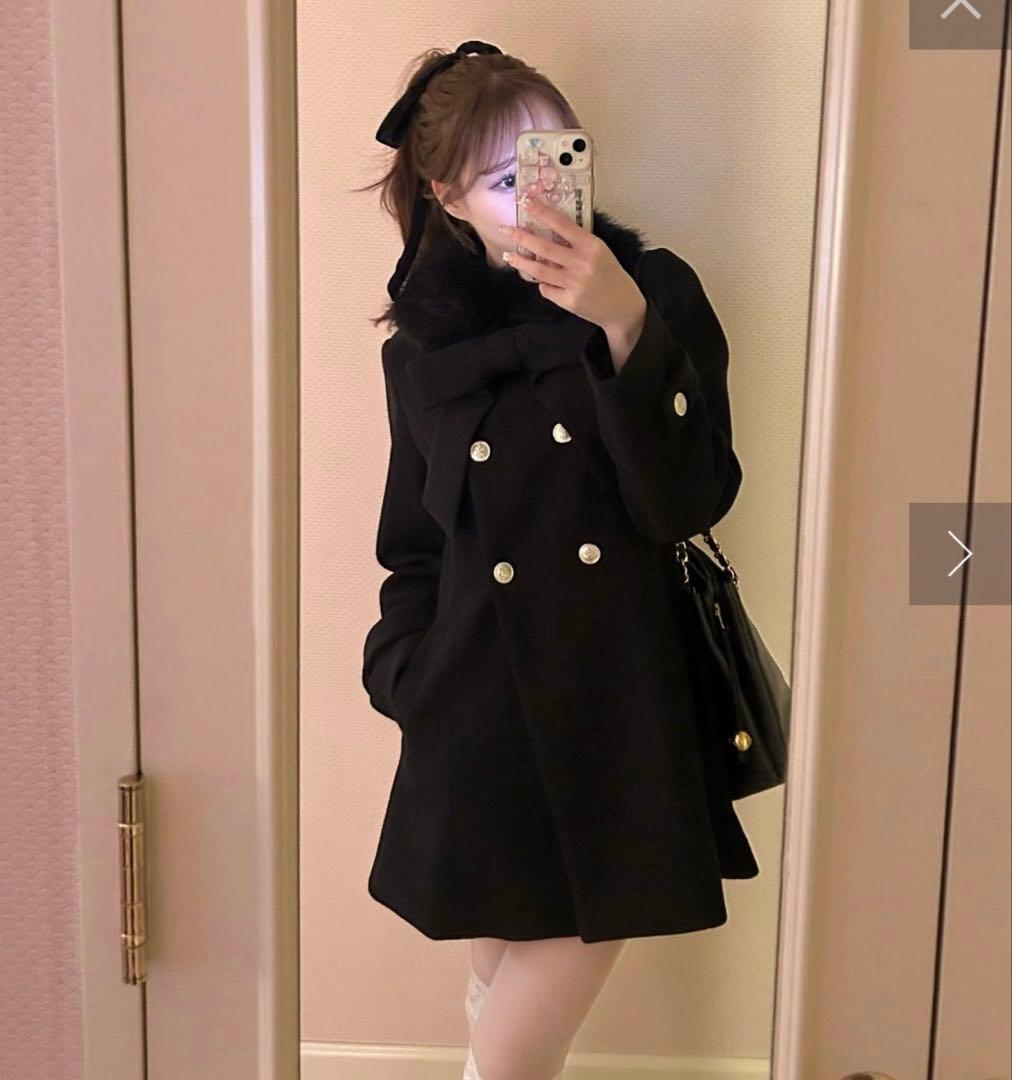 OLIVE des OLIVE マルチ way リボンミドルコート