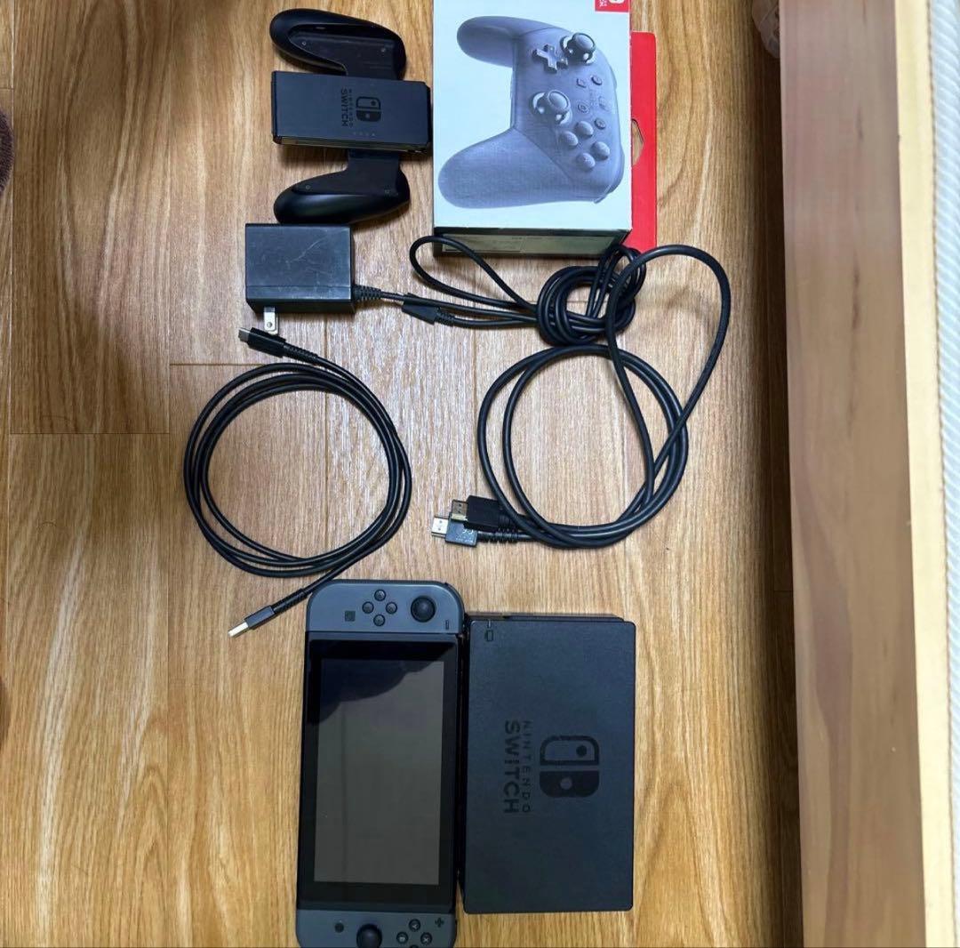 Nintendo Switch 256GBSDカード、純正プロコン付き