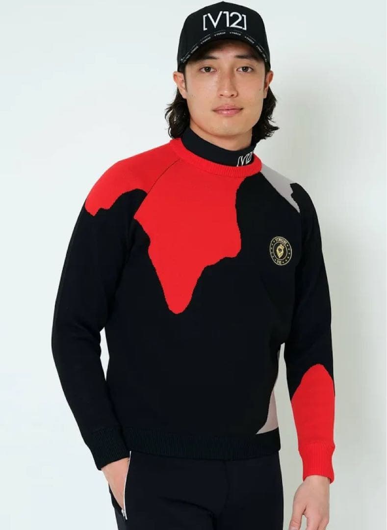 V twelve メンズゴルフトップス