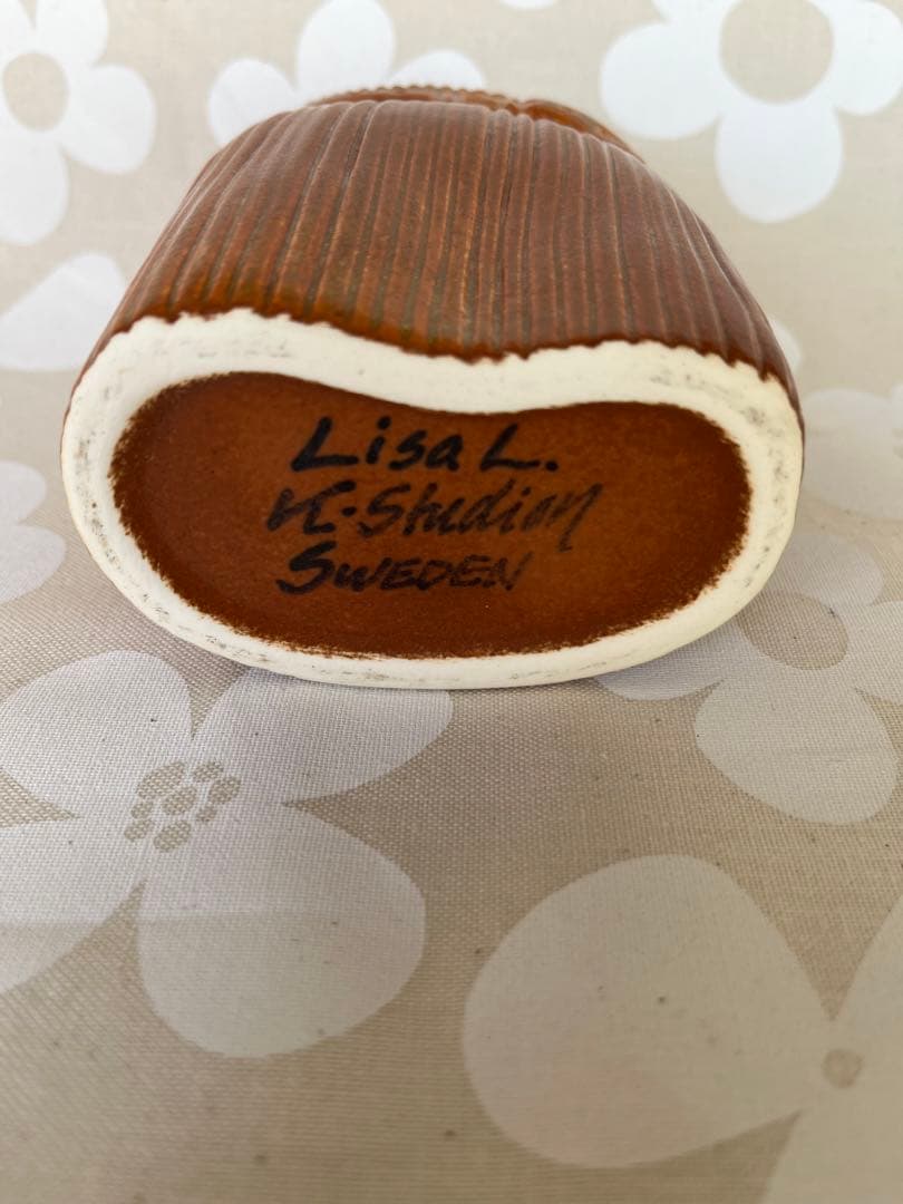 リサラーソン　スカート　ブラウン　北欧　スウェーデン　ワードローブ　Lisa