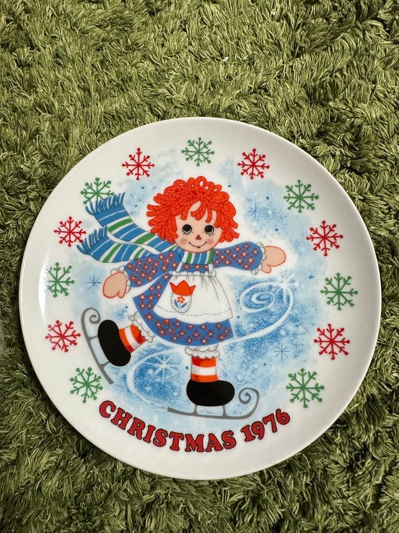 ラガディアン　クリスマスプレート1976年箱あり