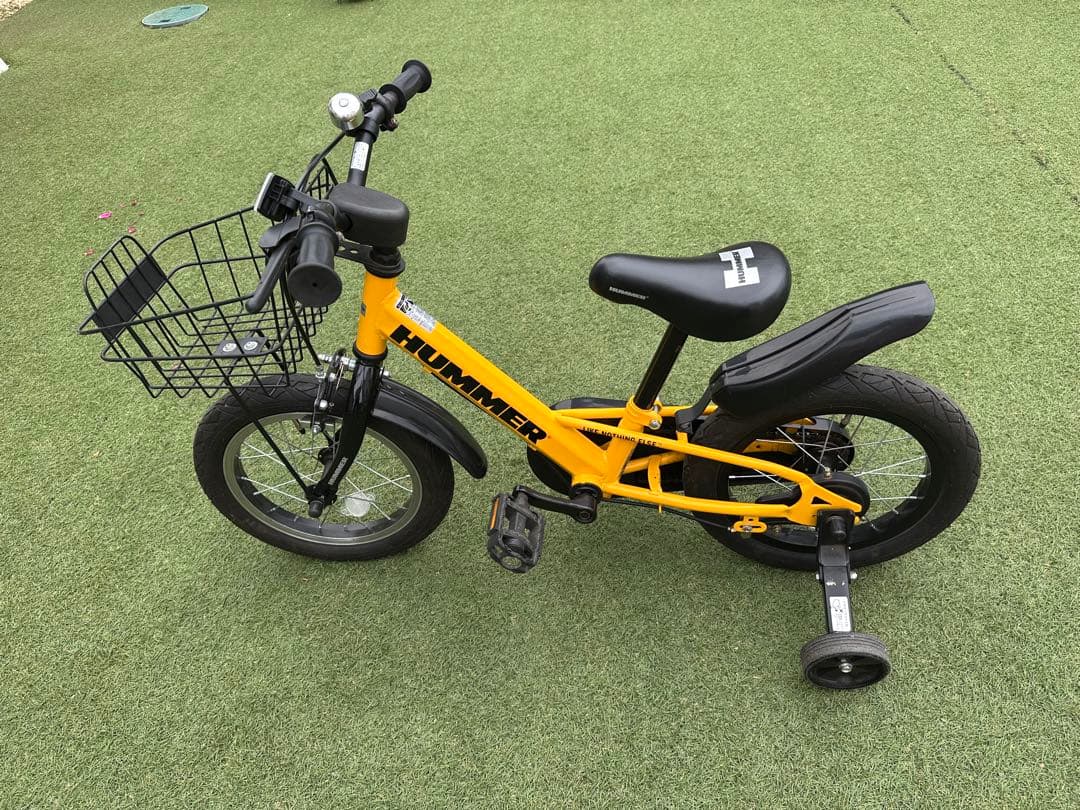 子供用自転車 ハマーキッズ14-TZ（イエロー）14インチ　引き取り希望