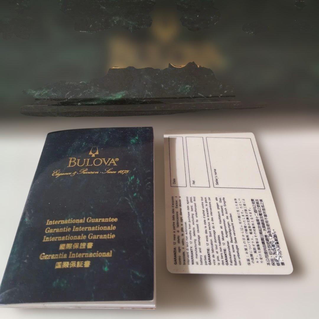 Bulova クラシック・クォーツクロノグラフBOX保証書ギャランティカード付