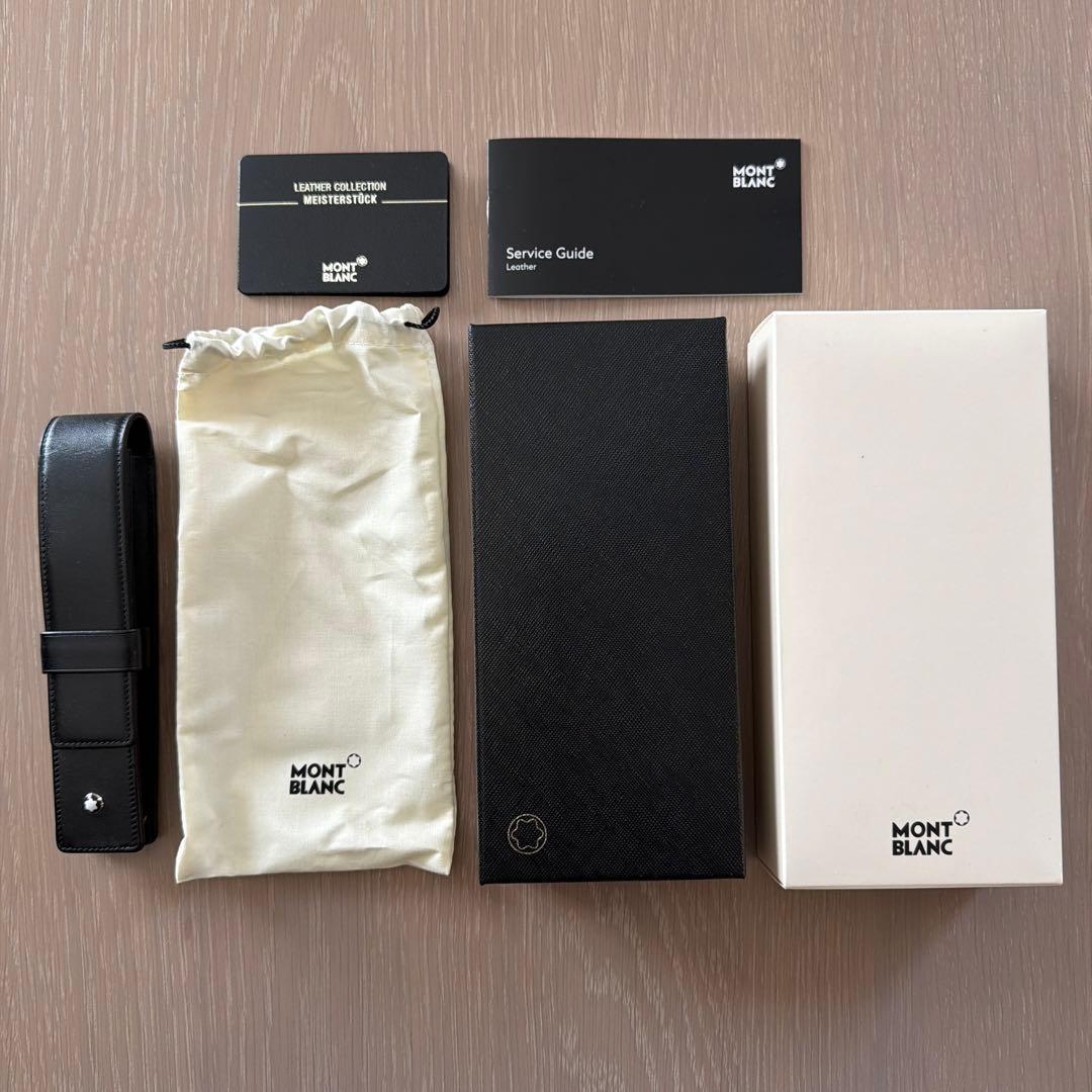 モンブラン MONTBLANC マイスターシュテュック1本用ペンポーチ14309