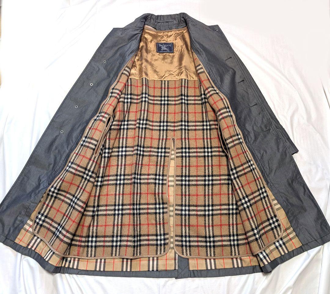 【Burberrys】希少80sイングランド製ライナー付きステンカラーコート