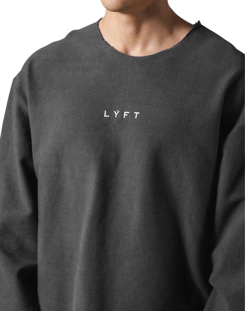 LÝFT リフト KNIT LIKE LOOSE SWEAT LONGSHIRT