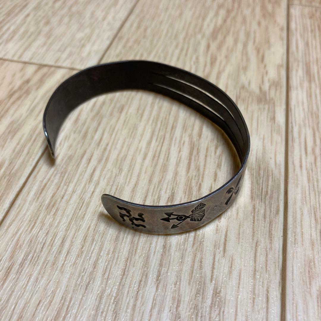 ナバホ 3連 バングル 卍