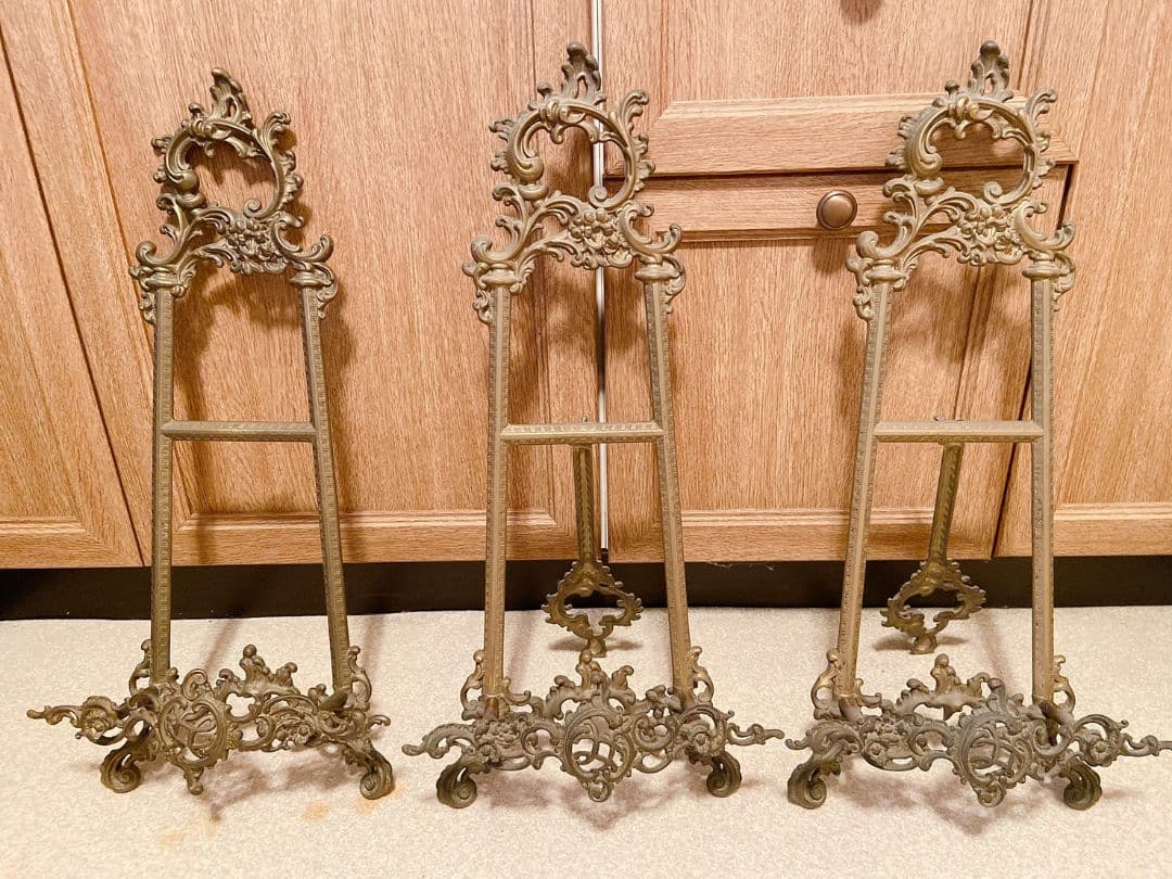 【年末値下げ中！】アンティーク　鉄製　イーゼル