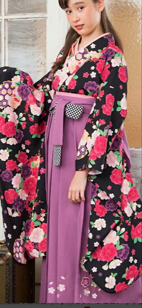 花柄　袴　セット 160 卒業式