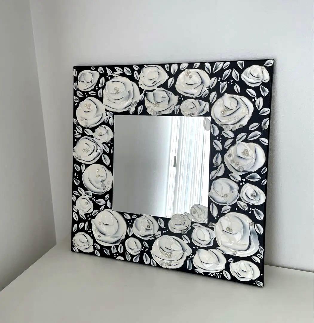 【Crystal♡さま専用】 60×60 鏡　フランスプリマベラ