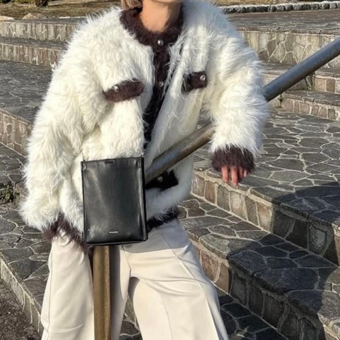 MODEFREAK ラグジュアリーミンクカーディガン