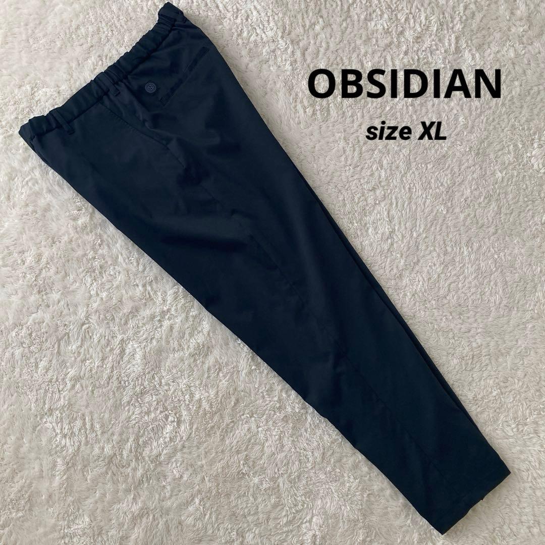 OBSIDIAN オブシディアン　ストレッチ　ゴルフパンツ　ブラック　XL