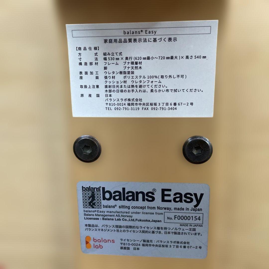 バランスチェア　balans Easy バランスイージー
