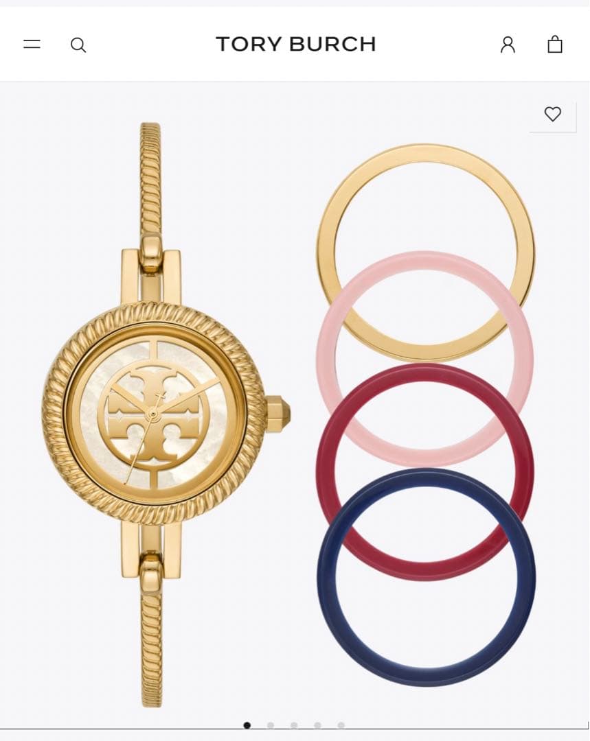 試着のみ⭐︎電池交換込 トリーバーチ Reva リーヴァ バングル TBW4037