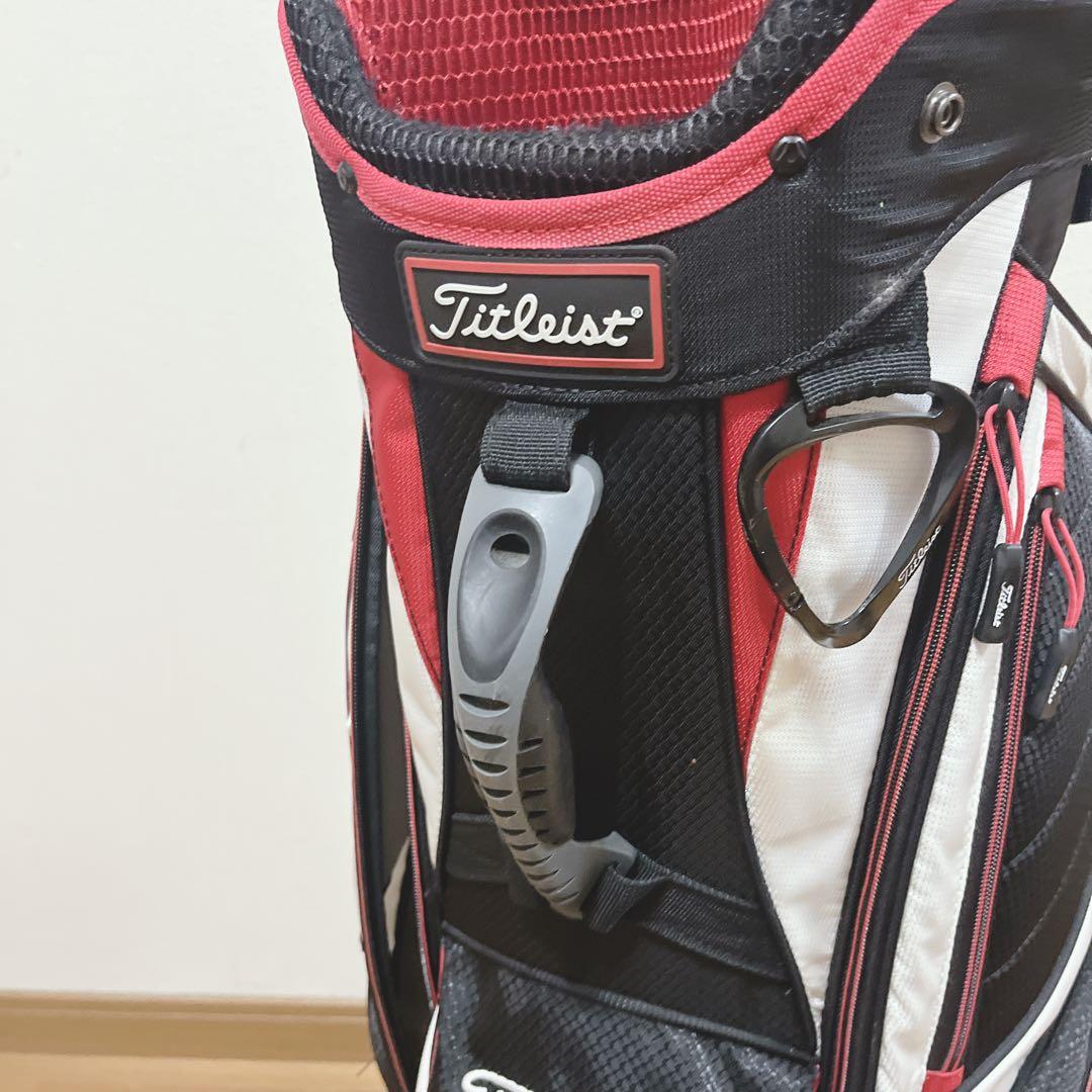K257 美品！Titleist タイトリスト キャディバッグ フード無し