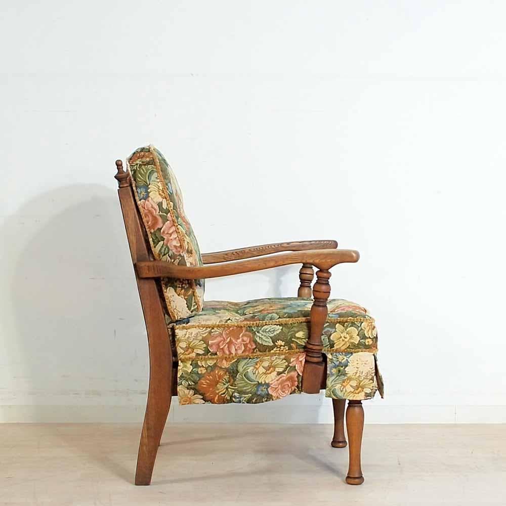 オークショップ 豊田たんす 1人掛けソファ C アームチェア ZR24359