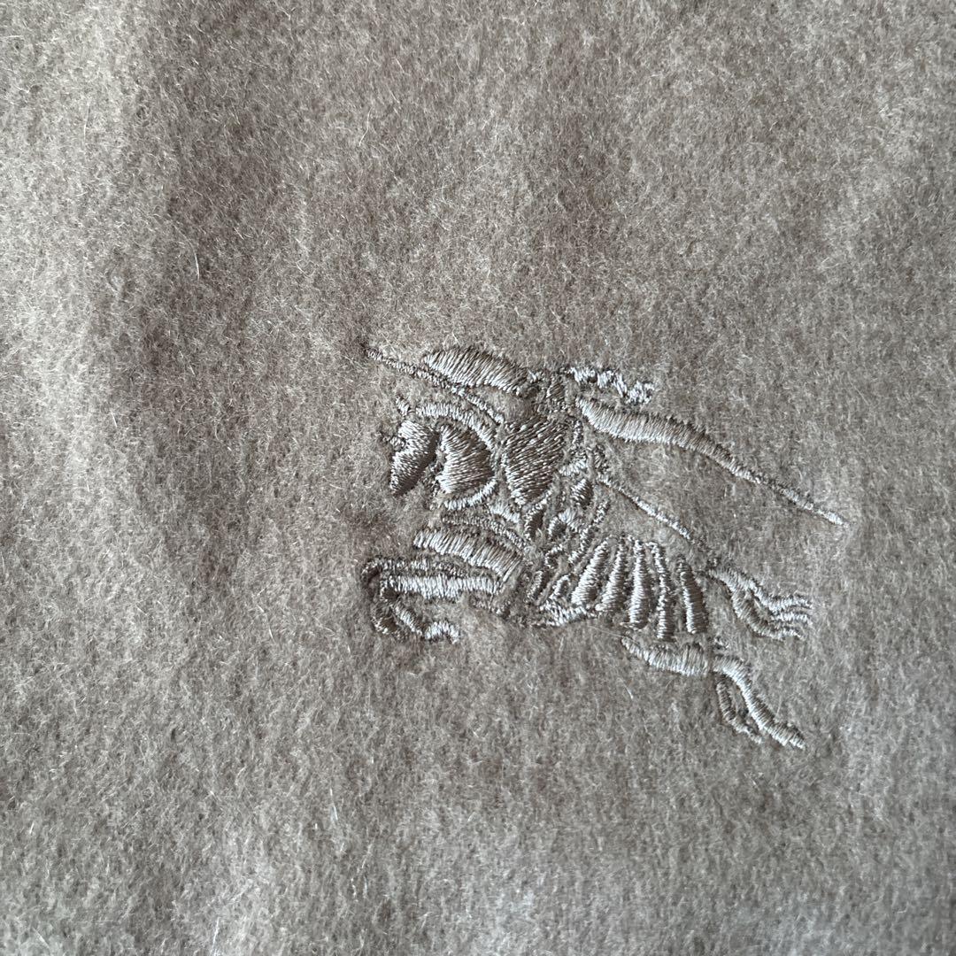 ✨カシミヤ100%✨バーバリー　マフラー ホース刺繍 希少 近年モデル