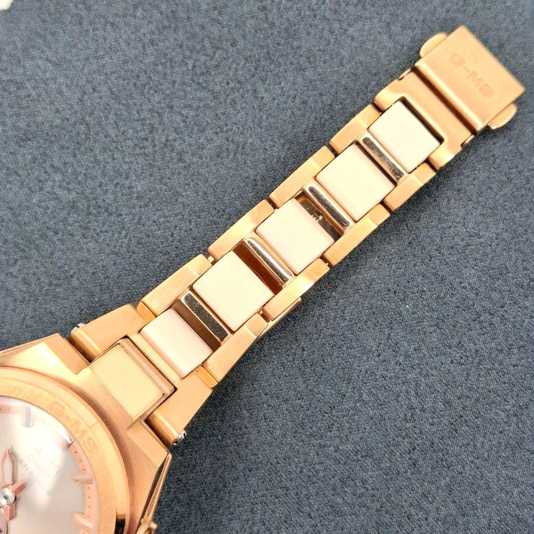 ✨美品箱付 カシオ ベビージー MSG W200CG ソーラー 電波 ピンク