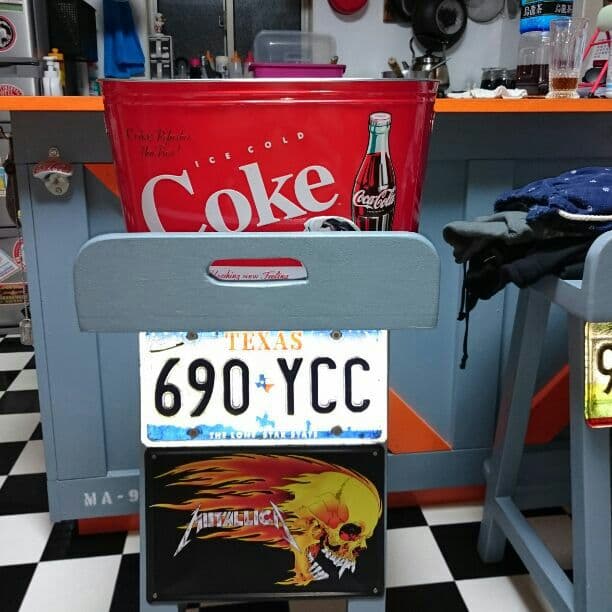 アメリカンブリキかご新品