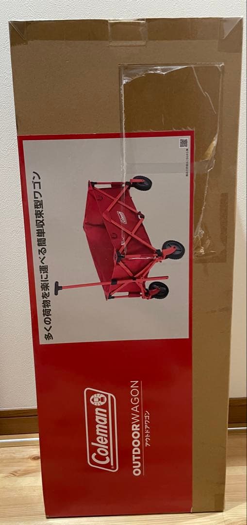 新品　Coleman コールマン　アウトドアワゴン　レッド